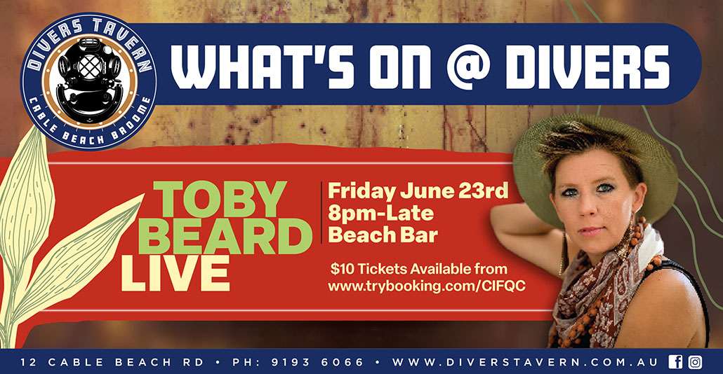 Toby Beard playing at Divers Tavern