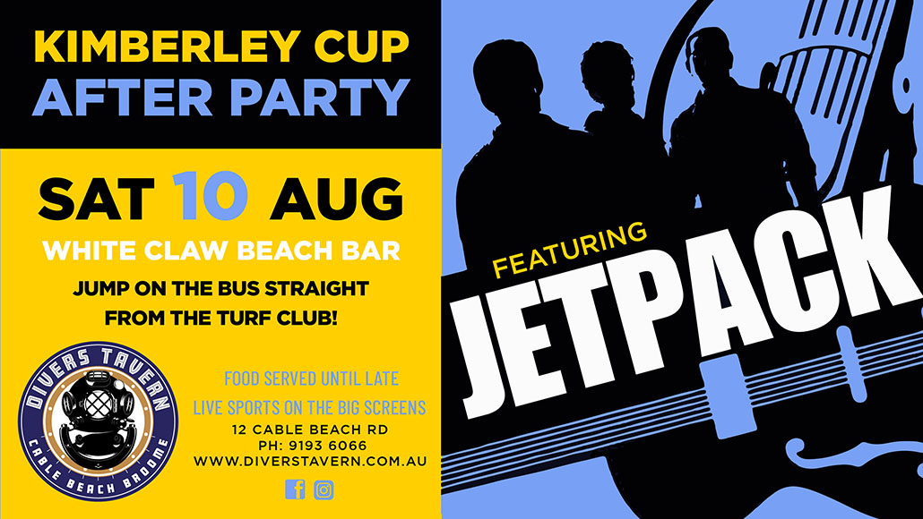 Jetpack playing at Divers Tavern for the Kimberley Cup After Party