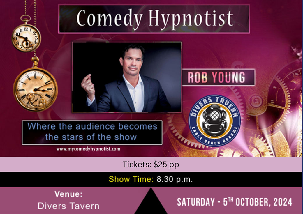 Comedy Hypnotist playing at Divers Tavern