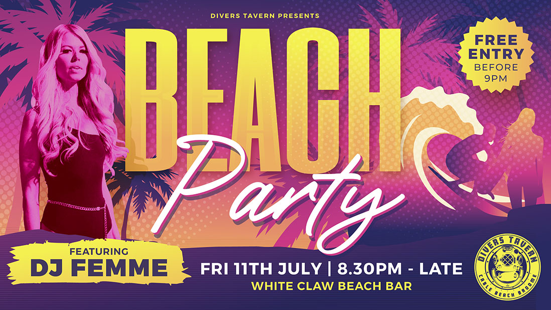 Beach Party DJ Femme