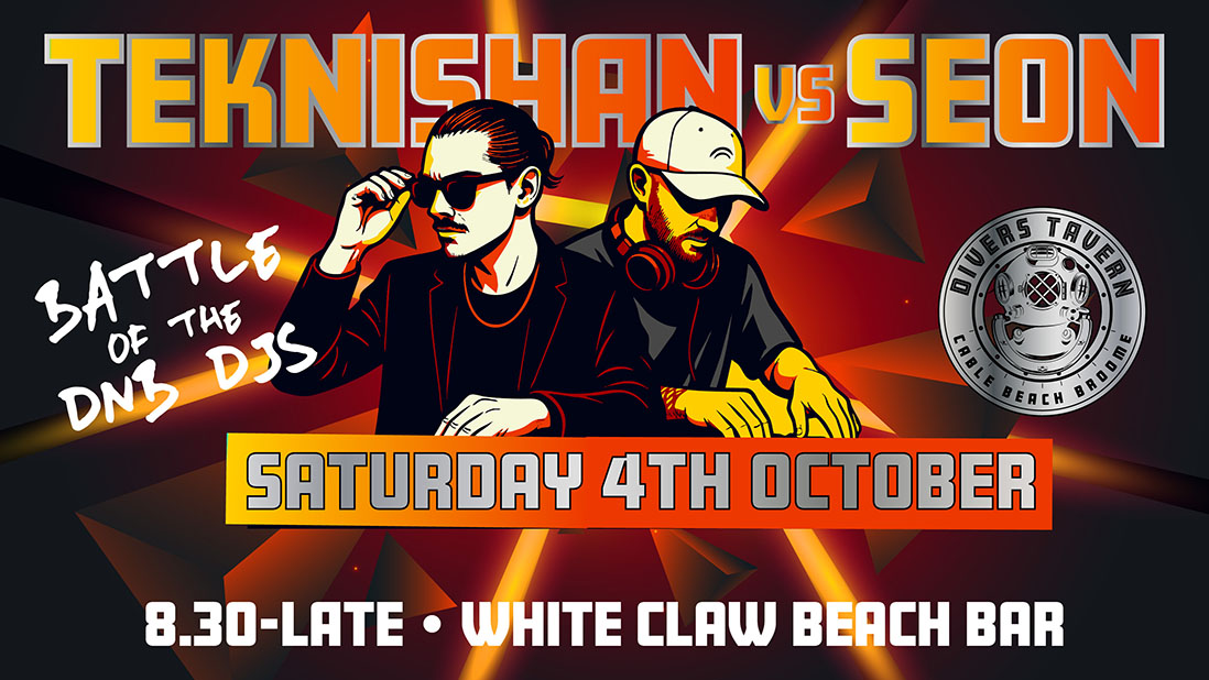 B2B_Teknishan_Seon playing at Divers Tavern