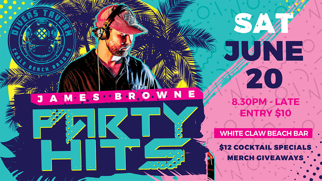 Party Hit James Browne playing at Divers Tavern