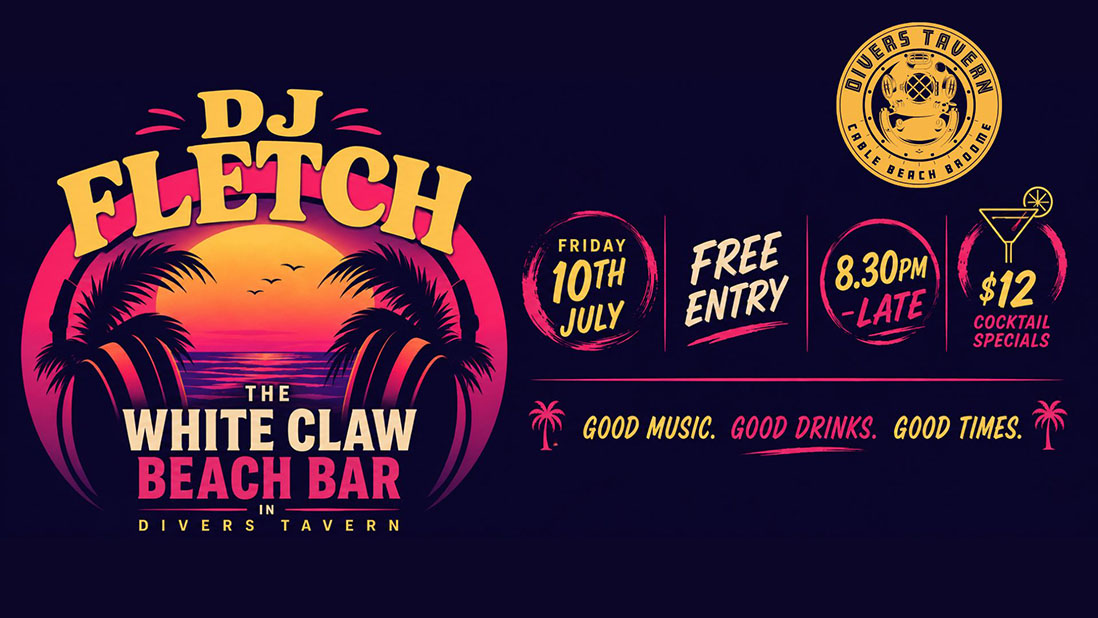 DJ Fletch playing at Divers Tavern