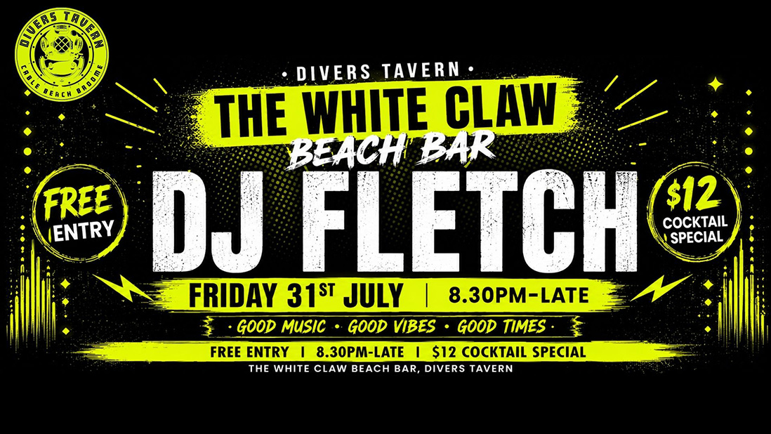 DJ Fletch playing at Divers Tavern