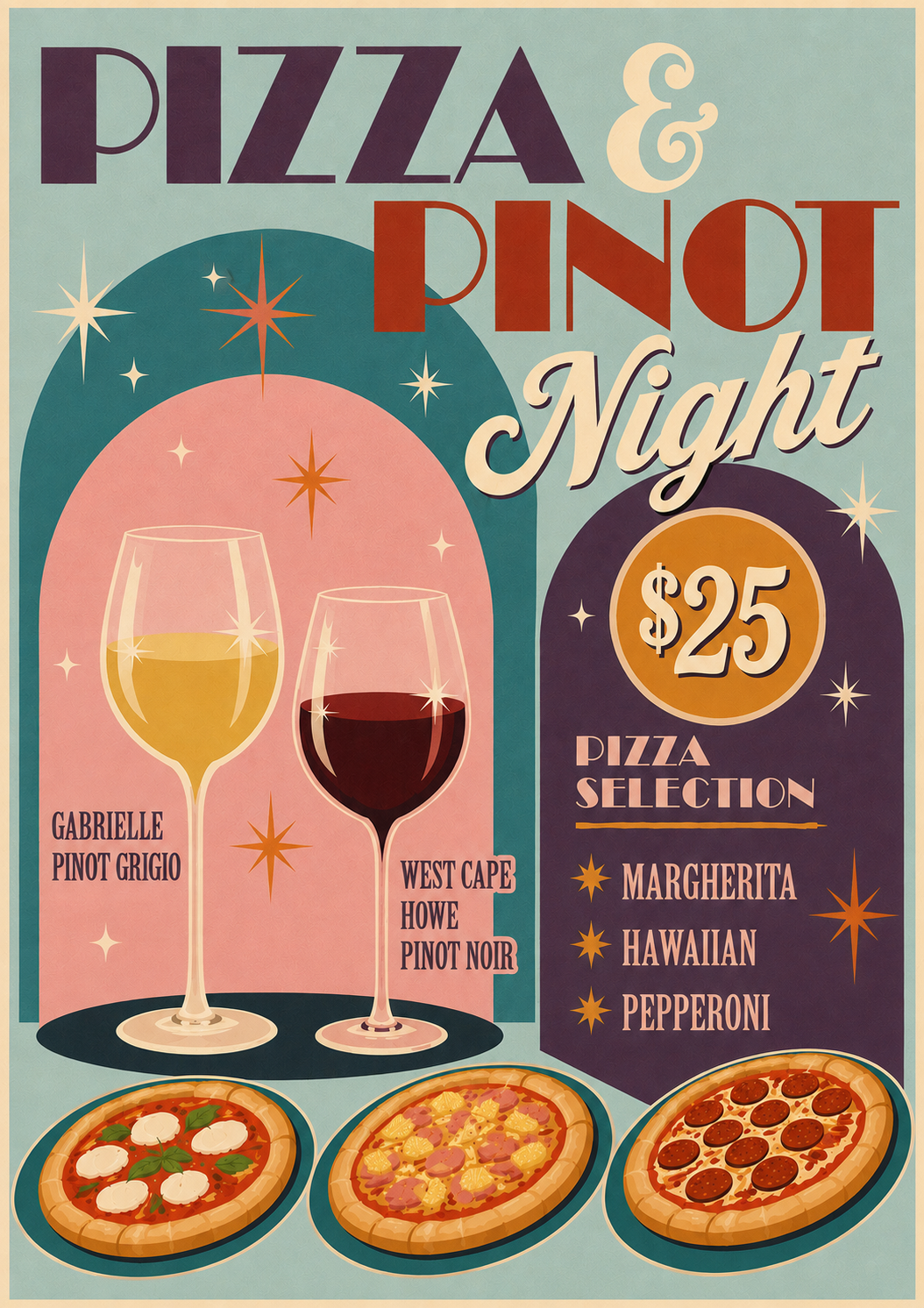 Pizza and Pinot Monday